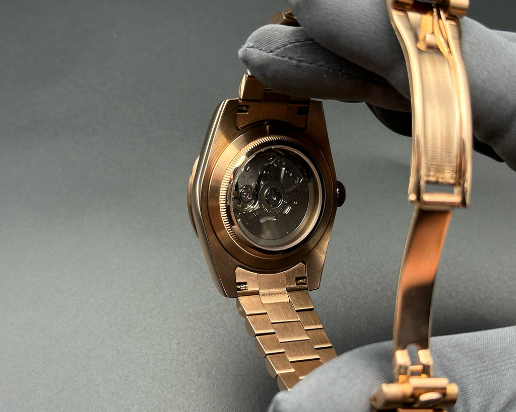 SEIKO MOD SEIKOJUST ROSE GOLD GREEN MARBRÉ